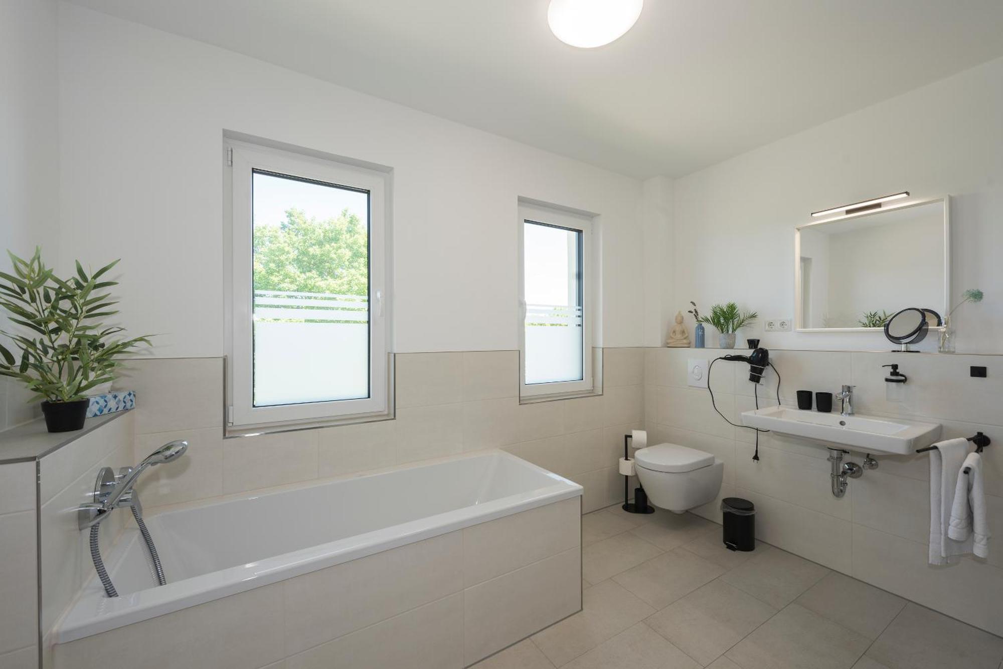 Bohnapartments Haus Zocheblick - 2 Kostenlose Parkplaetze - Sehr Ruhig - 4 Schlafzimmer - Neubau - Vollausstattung - Wlan Хопегартен Екстериор снимка
