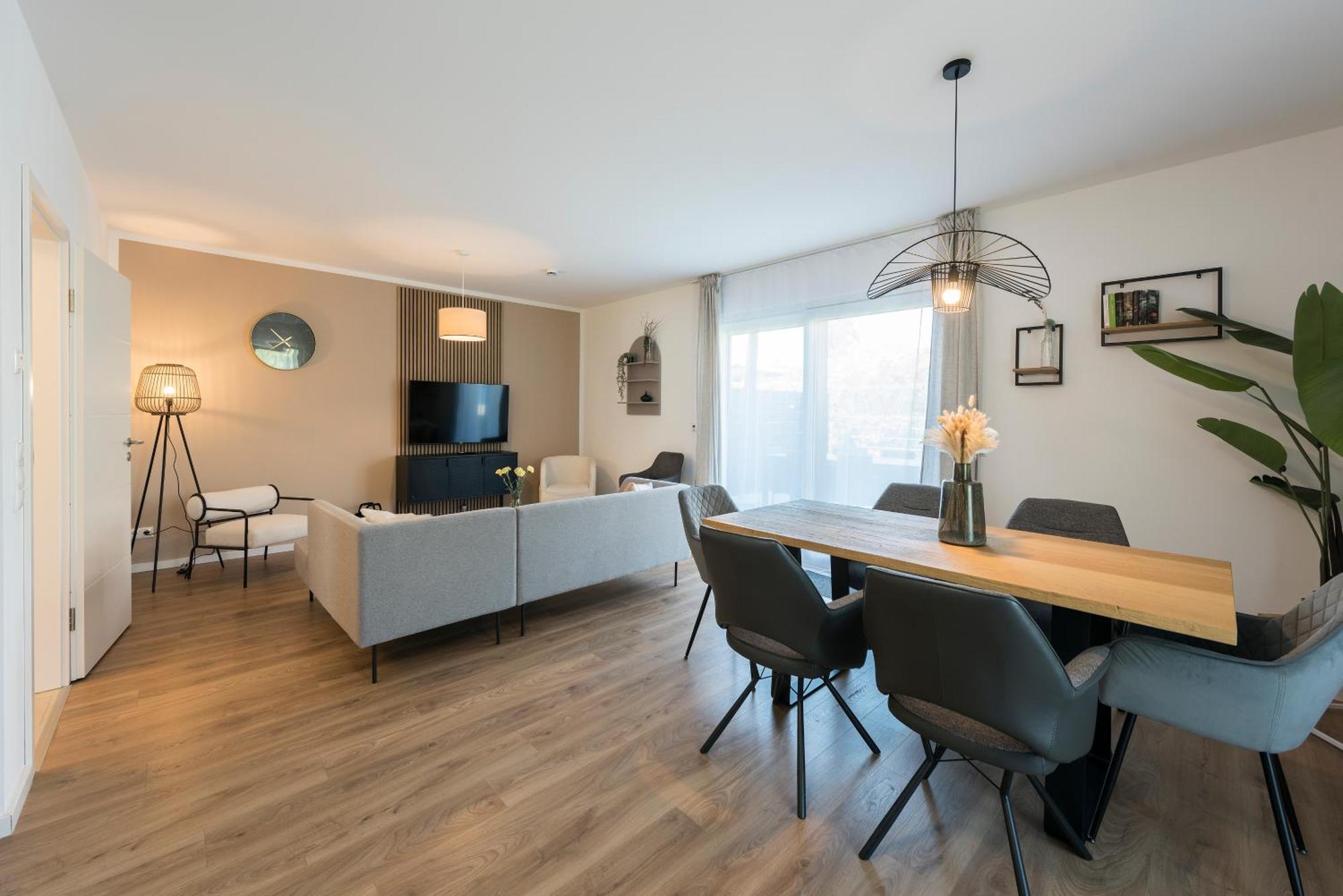 Bohnapartments Haus Zocheblick - 2 Kostenlose Parkplaetze - Sehr Ruhig - 4 Schlafzimmer - Neubau - Vollausstattung - Wlan Хопегартен Екстериор снимка